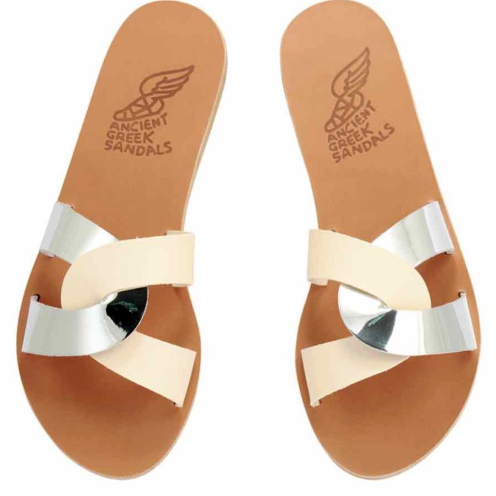 Ancient Greek Sandals Desmos Silver, size 38